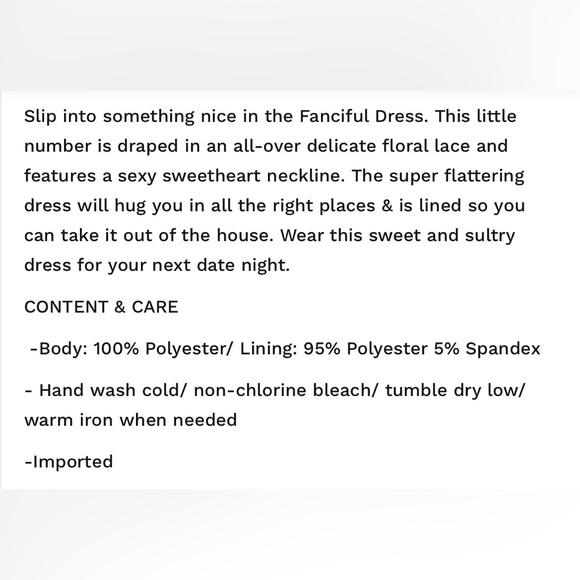 Elle Reve Fanciful Dress Small - Picture 5 of 5